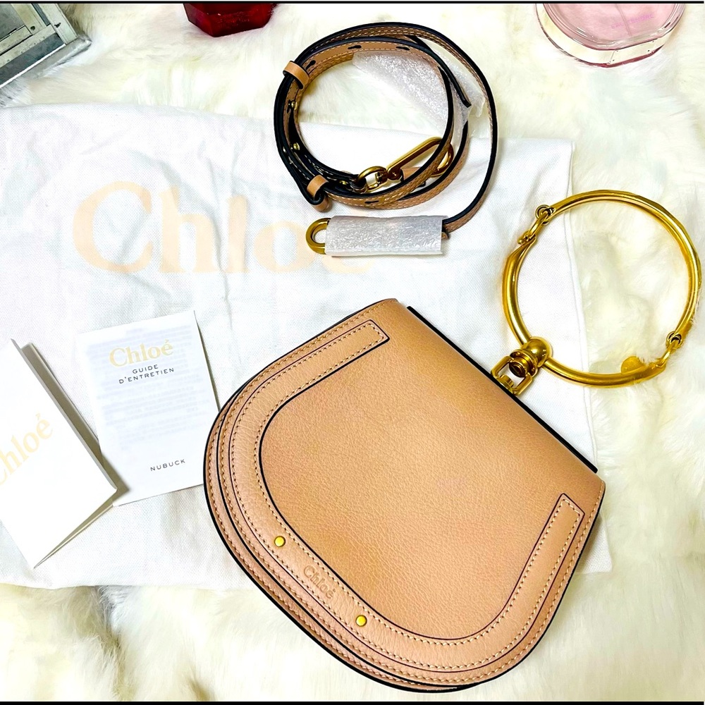 Chloe Small Nile bracelet Brand new bag in smooth & suede calfskin.